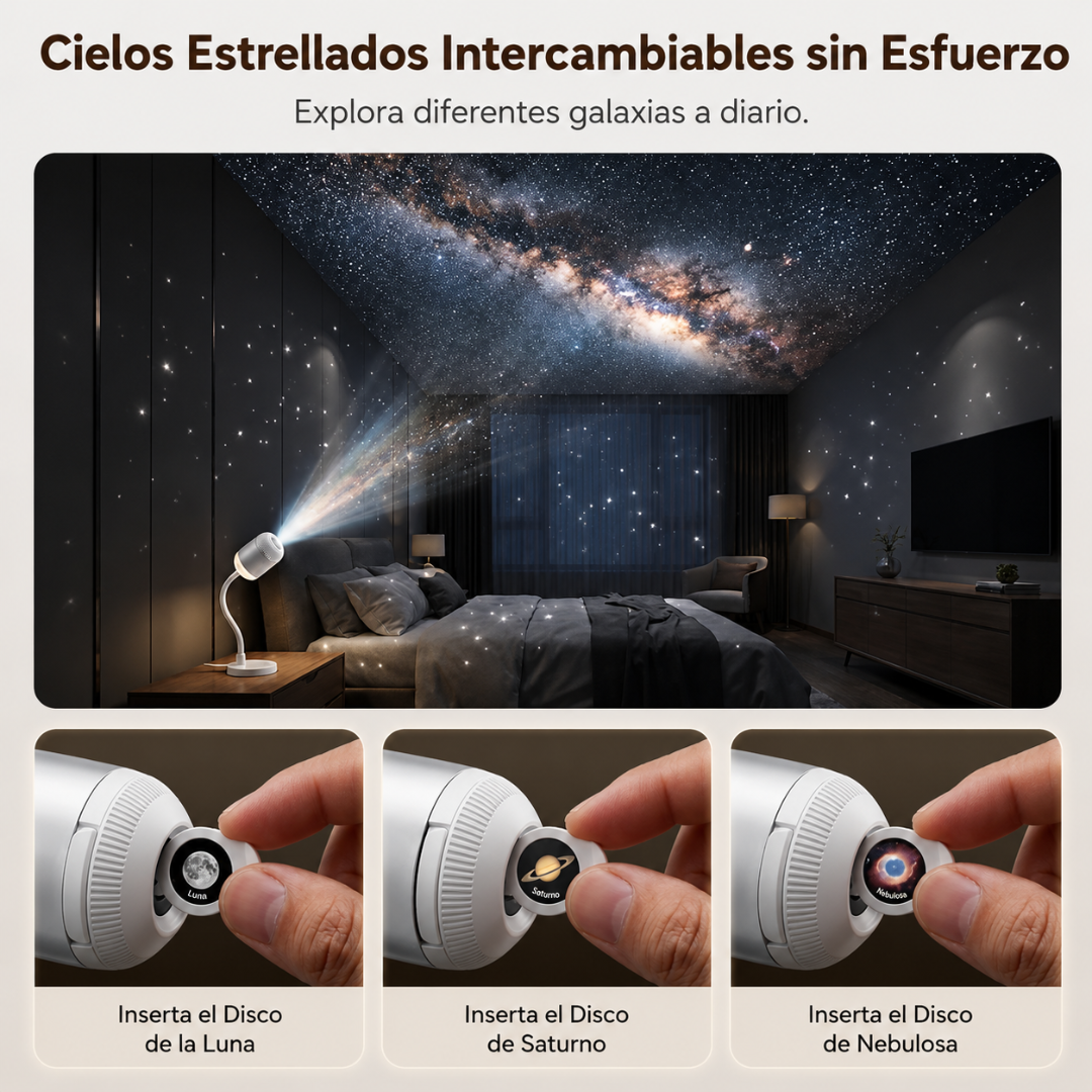 Proyector de Galaxias y Estrellas